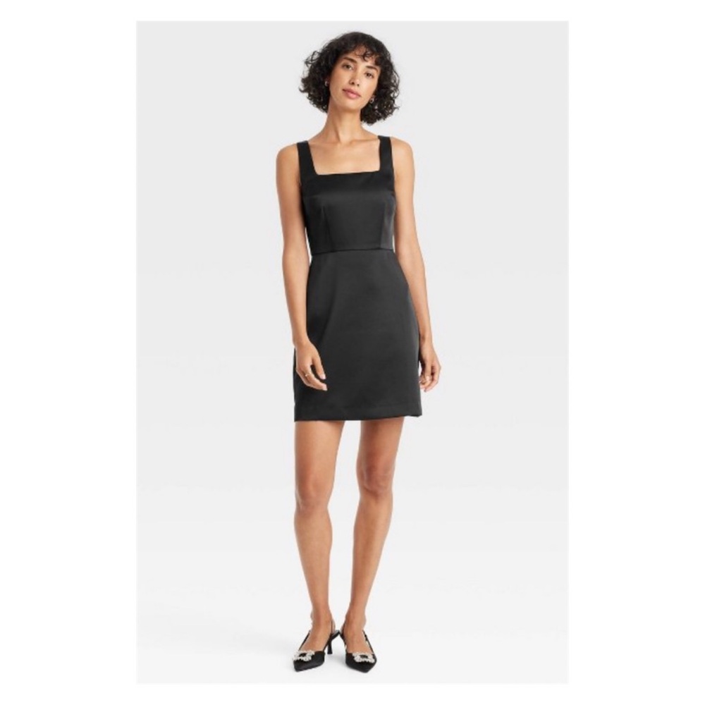 A New Day Heavy Satin Mini Dress NWT - Size 8